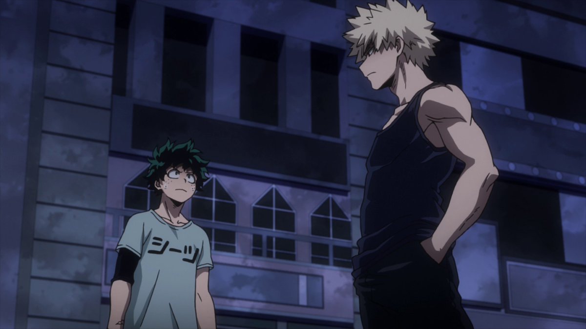 SlaveOfSuzumiya's tweet photo. Dunno if @ccarrollbeard directed this one or if @CliffordChapin Directed this one himself but this scene right was phenomenal you could feel and hear the tension and i'm actually glad it came full circle this quickly. #MyHeroAcademiaSeason3 #Simudub https://t.co/wHO9IkOrNX