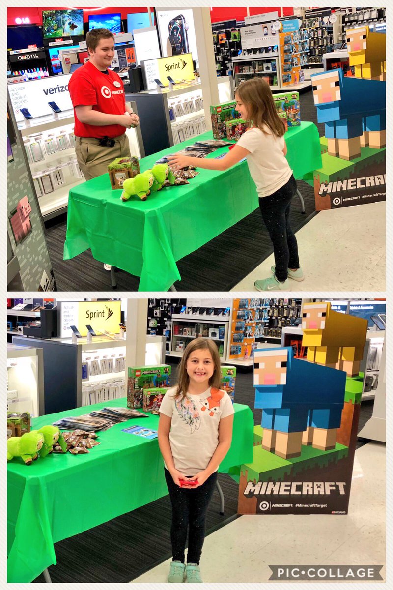 LizzyC1313's tweet photo. We had some #Minecraft #fun at #T0354 today! #FunRun #MinecraftTarget #WinTheWeekends @_TheNickOwens @Dewayman @MariahJoiRedmon @BullseyeB354 @Jennylove1989 https://t.co/FKOGqAHiJI