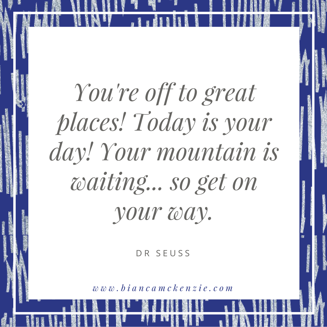 You are off to great places!