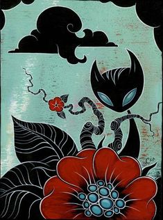 TheDevilsDolly's tweet photo. Happy #Caturday Friends!🍸 @DrBadBlood @LuCkYDaDDa666 @DrJeckleMrHide @TanagerScarlet @goodenough_fu @PinupStickers @lesliea10115 @samhain163 @FreedomMila @coon_doggie 🍸#CaiaKoopman #Lowbrowart 🍸 https://t.co/L6zLsmVu03