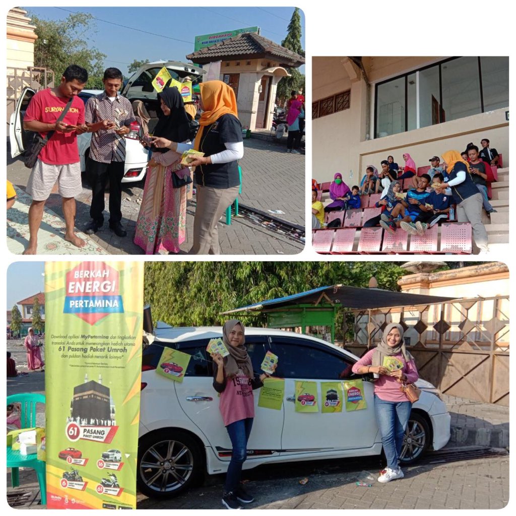 PertaminaRJBT's tweet photo. Jalan jalan ke Ce eF De.
Jangan lupa bawa Ka Te Pe.
Tengok kiri dan kanan ye. 
Karena ada kami yg siap bantu anda ikut undian Be E Pe. #Mor4sik  @pertamina @stadionkendal https://t.co/eBWLdxtIPb