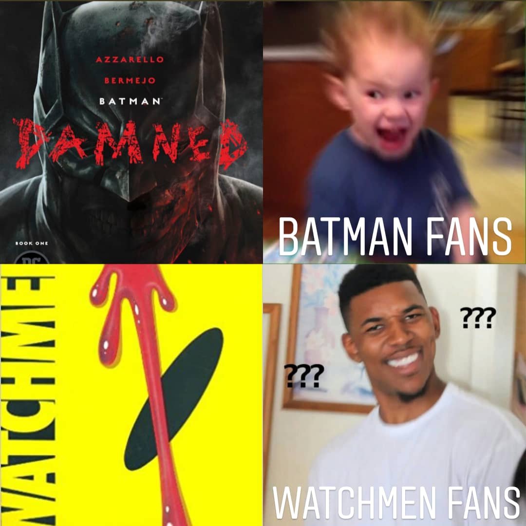 CutItOutComics's tweet photo. Had to do it to 'em. π
#Batman #BatmanDamned #BruceWang #batpole #meme https://t.co/DNwCHVyfBq