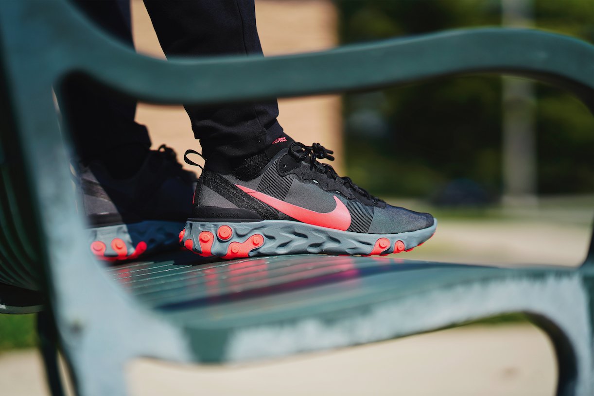 Nike react element 55 finish best sale line