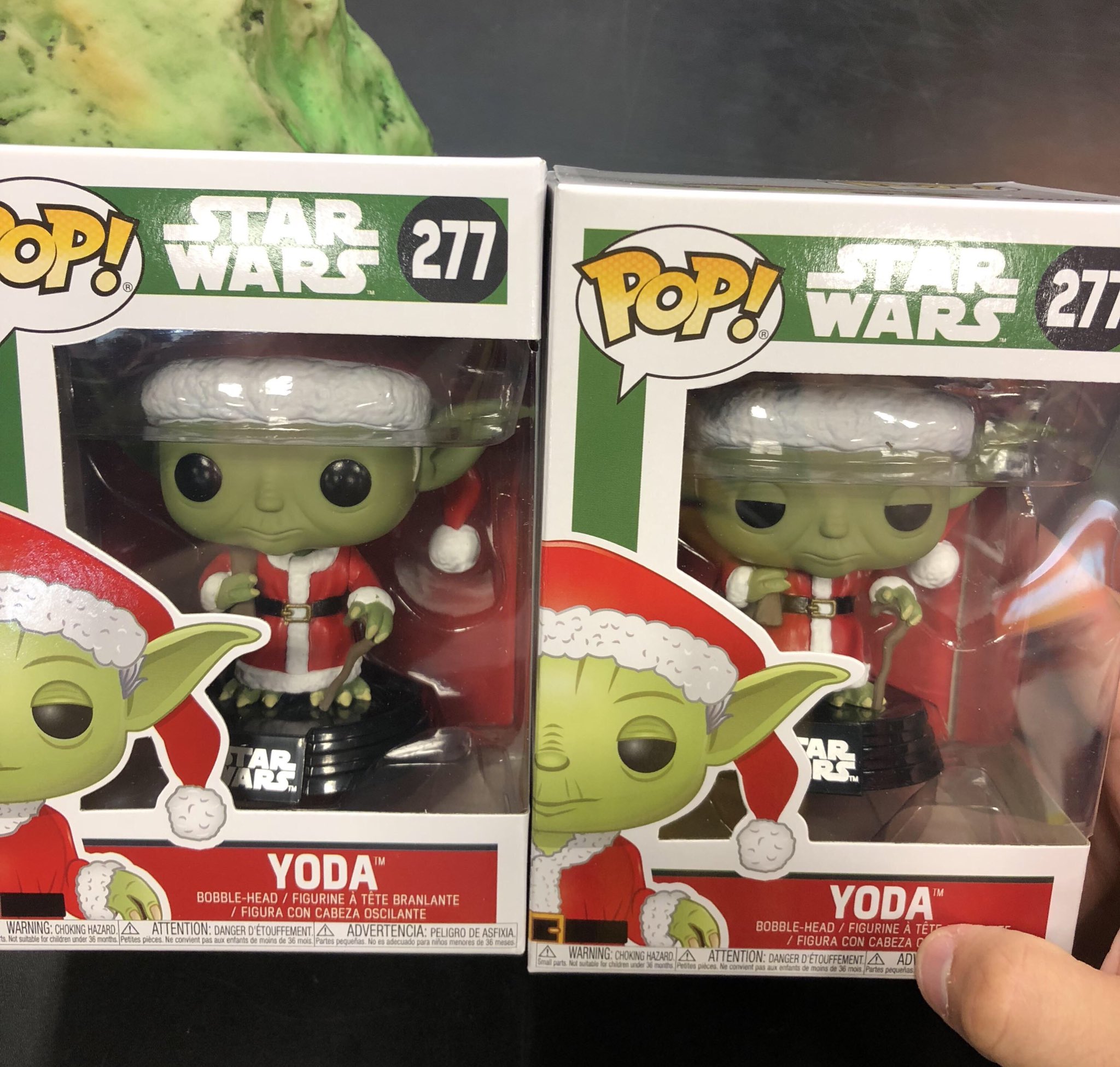 christmas yoda funko pop