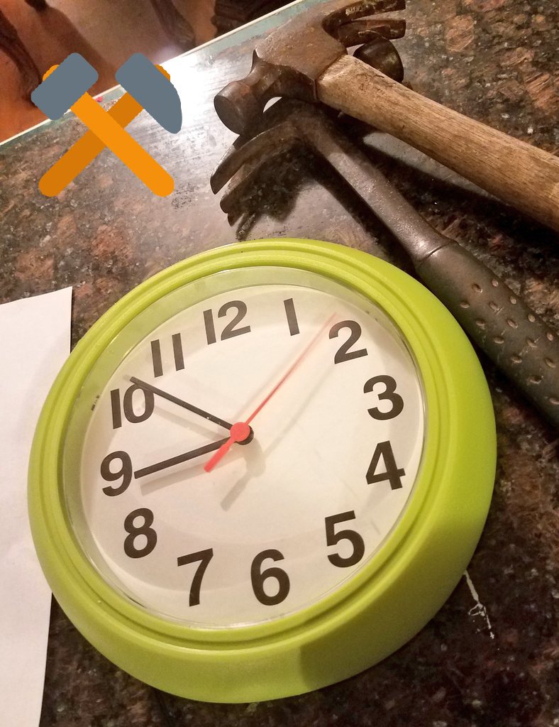 Look...  its hammer time😂