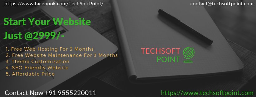 techsoft_point's tweet image. Make Your #Business Online 
By #Start Your #Website Just @2999/-

#Contact Now +91 9555220011

For #More Information #Visit #Website
techsoftpoint.com

Follow Us on #Linkedin :- 
linkedin.com/company/techso…

Follow Us on #Facebook:- 
facebook.com/TechSoftPoint/