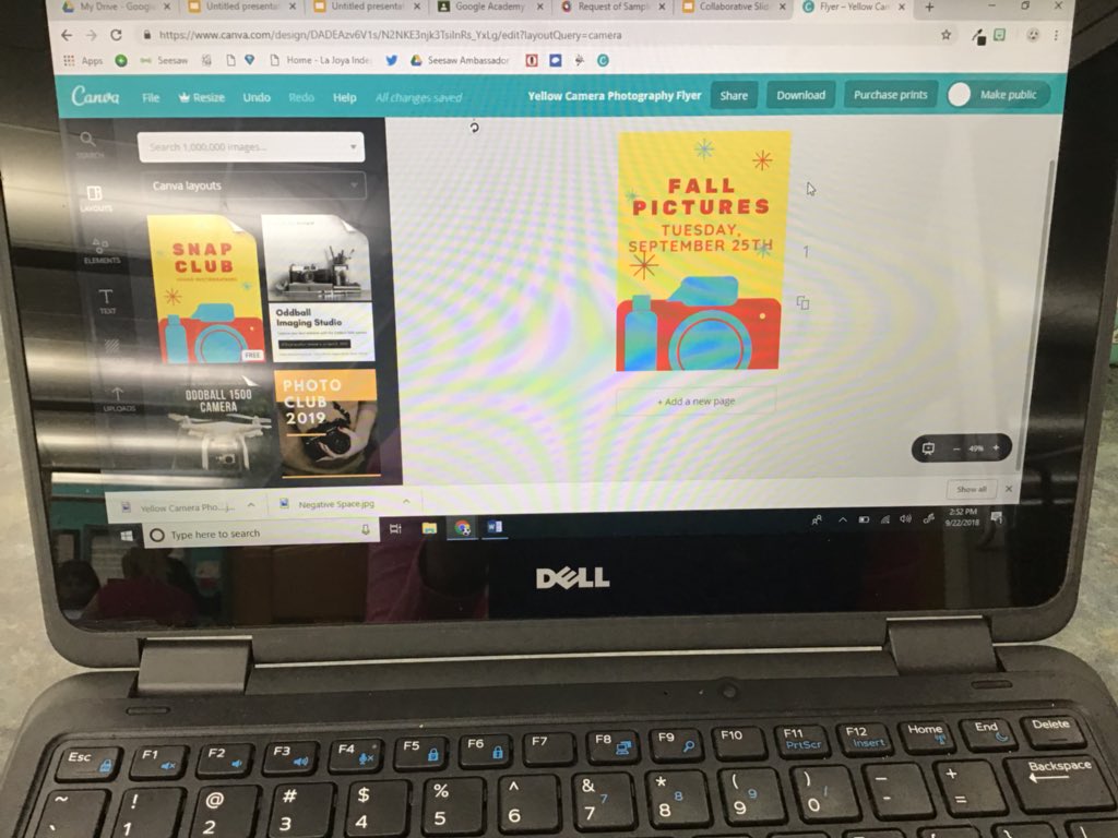 CarlinaPichardo's tweet image. It was an amazing learning day at today’s Google Academy session!  Learned about @SmorePages, @SlidesCarnival, Google Slides, Google Forms, Google Keep and how to get a free laptop case. AND I won a Logitech Crayon! Thank you @CGarza0930 @AnaMPerez1 @FelyTeachnology #LJHTECHi3