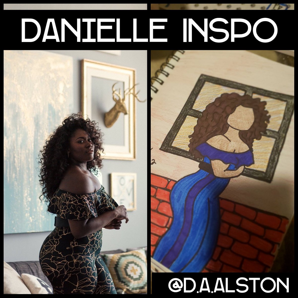 thedawayy's tweet photo. I was inspired by the beautiful Danielle Brooks ! The way she carries herself , her complexion, her voice, how she owns who she is FULLY! I love it incredibly.
#drawing #art #create #oitnb #daisthefuture #BlackGirlMagic #blackart #creative #doodles #quicksketch #sketchbook https://t.co/fsDZw1BxGY