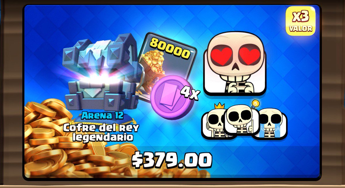 🔥SORTEO DE LA NUEVA OFERTA🍀

COFRE DEL REY LEGENDARIO🔥 + 80,000 DE ORO🤑 + 4 TOKENS ÉPICOS😱 + NUEVOS EMOTES💀

Requisitos:

-Seguirme
-Dar RT y FAV🔄❤️

GANADOR EN EL DIRECTO DE MAÑANA
▶️youtube.com/watch?v=PlyzhV…
