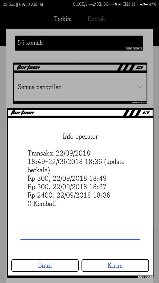 Qthink_Vinia's tweet photo. @IndosatCare malimg modern nih, padahal hp mati . Terus udh dilaporin malah masih ngambil pulsa lg . Di aktivitas sama penarikan ga sesuai lg . Ada apk my im3 ga berguna, via sms ga akurat . Niat bngt maling nya https://t.co/kro6yzQFAK
