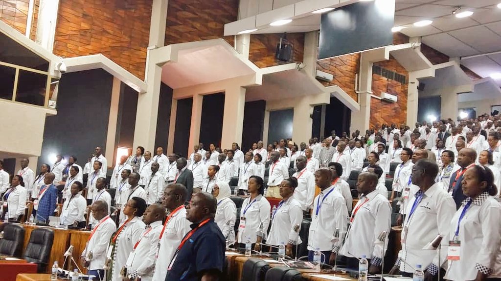 pamrwanda's tweet photo. .@pamrwanda Chair Comrade Musoni Giving opening remarks by welcoming the guest of Honor Rt Hon Makuza and all the present participants. 

#PAMCongress2018 #Rwanda https://t.co/dK6f3LwoHP