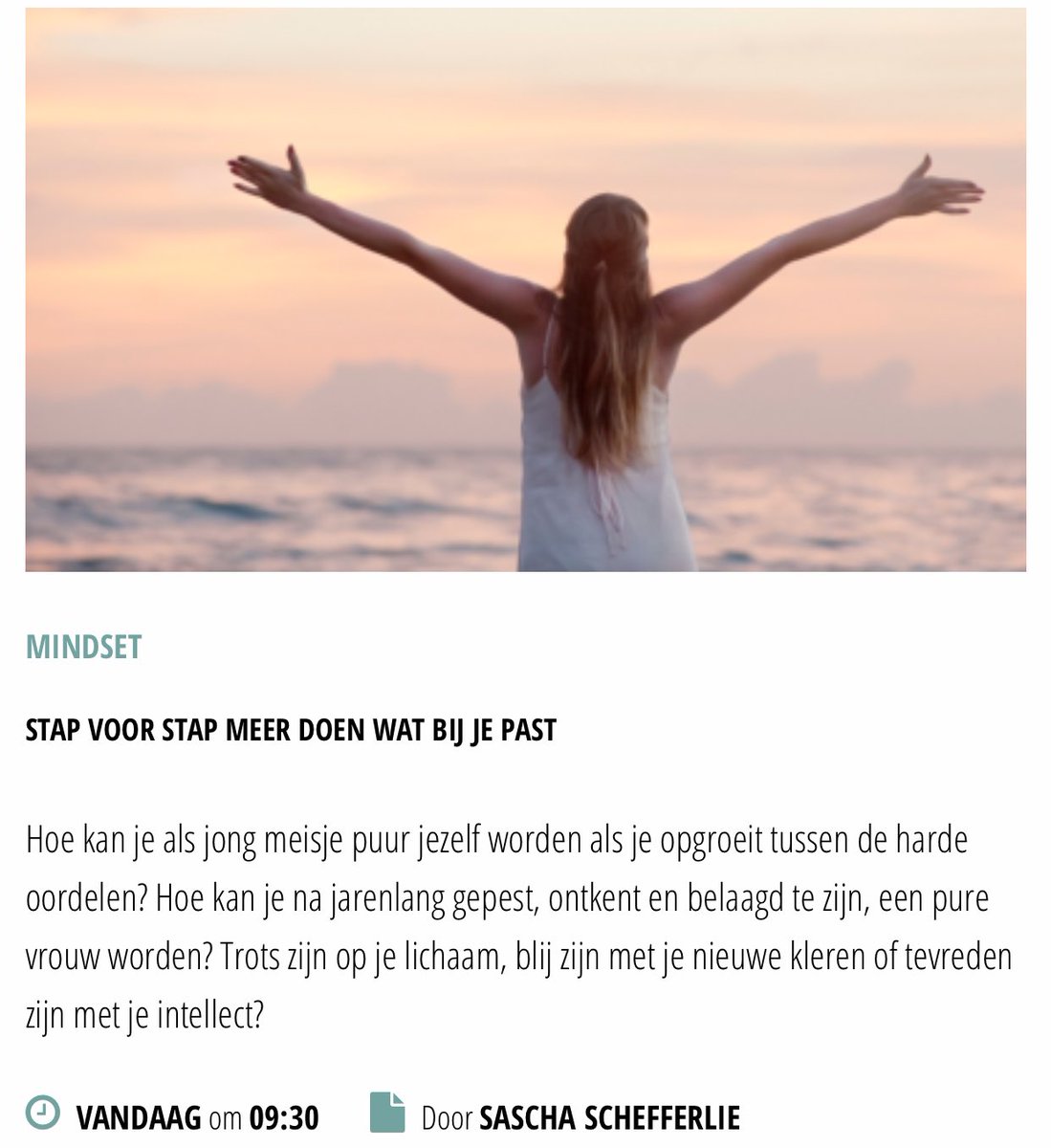 Hoe kan je als meisje puur jezelf worden in een wereld vol kritiek? 
Een blik in het leven van een 13-jarig meisje en een volwassen vrouw. De één omringt met de hardheid van haar leeftijdsgenoten. De ander met de hardheid van social media.

wearepink.nl/blog/mindset/s…

#verharding