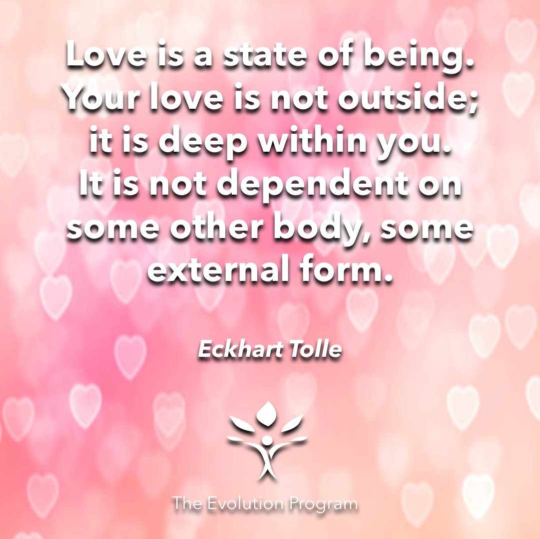 evolutionprogrm's tweet photo. #sundayvibes #love #state #being #not #outside #but #deep #inside #you #eckharttolle @eckharttolle #inspirationalquotes #unconditionallove #feeling #evolution #theevolutionprogram https://t.co/VMhYkpy7kL