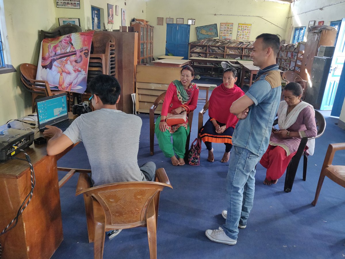GiriRomi's tweet photo. #CARAN #Chandragiri #participatoryapproach #research #art #antibioticresistance #communityledsolution #filmmaking #excitement #tskingupdates https://t.co/zzDSYQ6Kky