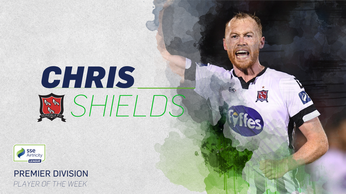 📣 After another outstanding display for <a href="/DundalkFC/">Dundalk FC</a> the latest #SSEAirtricityLeague Player of the Week award goes to...

Midfielder <a href="/Big_Shields6/">Chris Shields</a> 👏

#GreatestLeagueInTheWorld