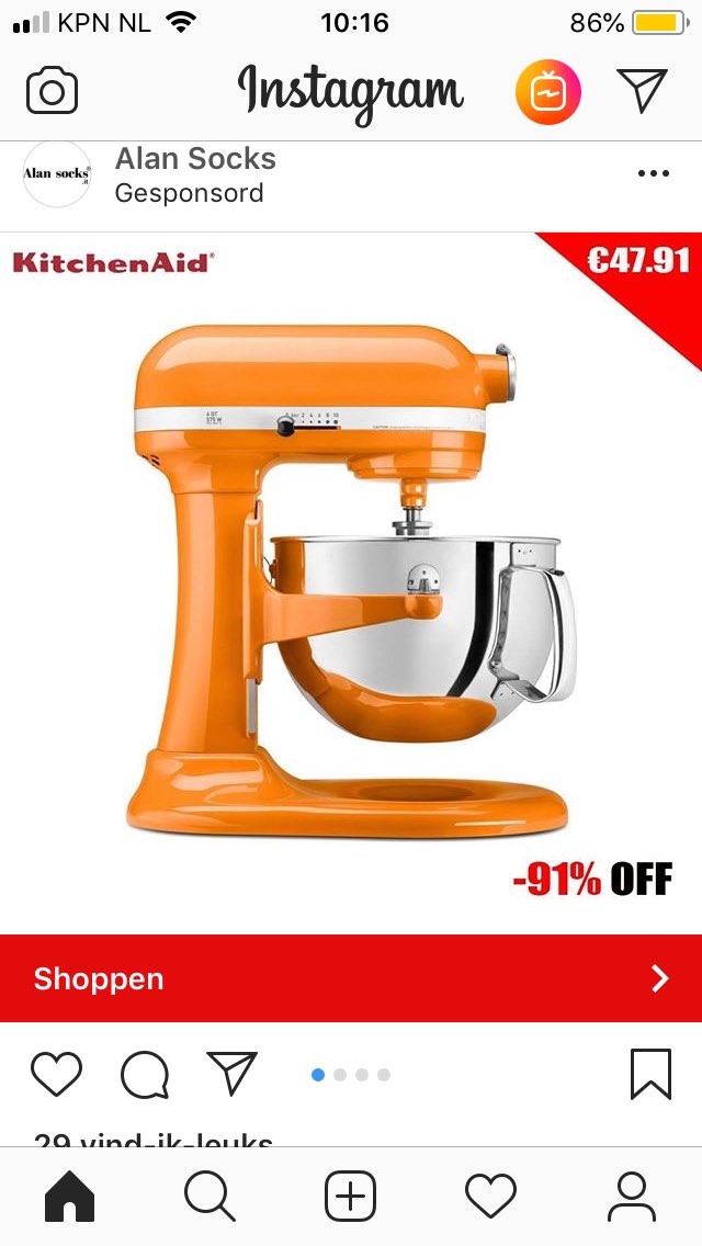 catch kitchenaid