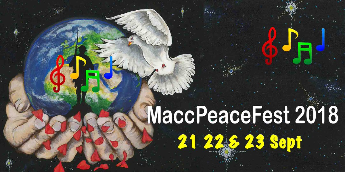 MaccPeaceFest <a href="/ChristChurchMac/">Roe-naissance</a> Church today #Macclesfield; exhibitions/displays, fun, food family entertainment, bar, and music by Aerynn and Wychcraft Band in the Church pm.  Tickets available on line at £5.00 or on the door eventbrite.co.uk/e/wychcraft-bi…