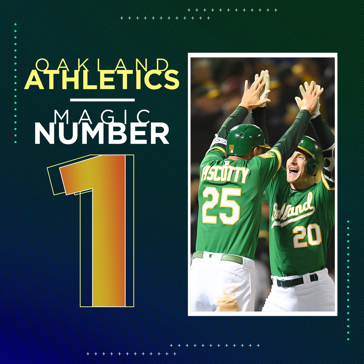 Bring your goggles tomorrow, A's fans.