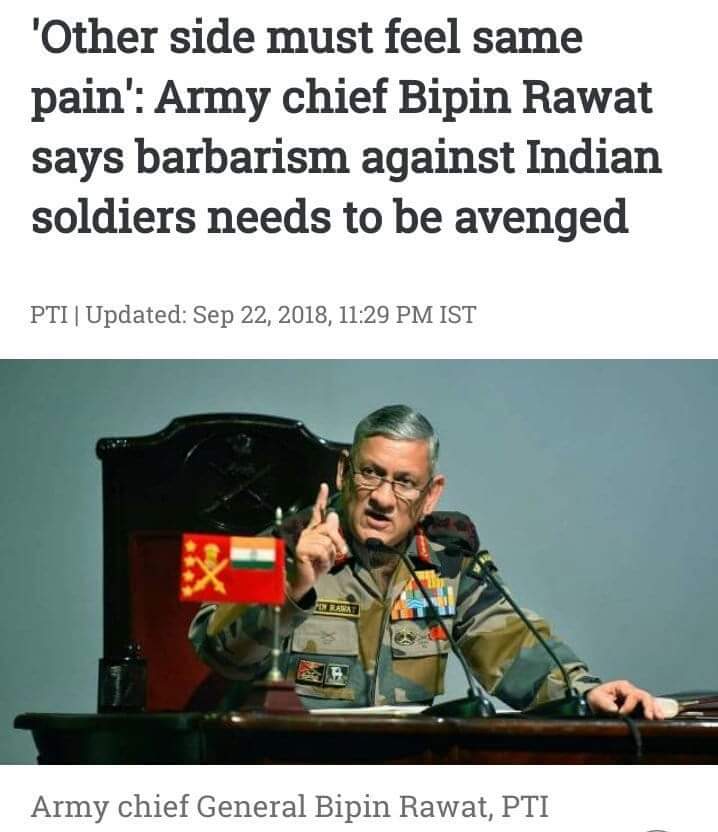 visitpanchari's tweet photo. "Other Side Must Feel Same Pain. #barbarism Against #Indian #Soldiers Need To Be Avenged. It's Time To Give Them Back In The Same #coin, But By Not #Resorting To Similar Kind Of Barbarism':Army Chief Bipin Rawat.(@adgpi ).
#PakistanArmyagainstPeace
#bycottpakistan https://t.co/jnFjIBqKRt