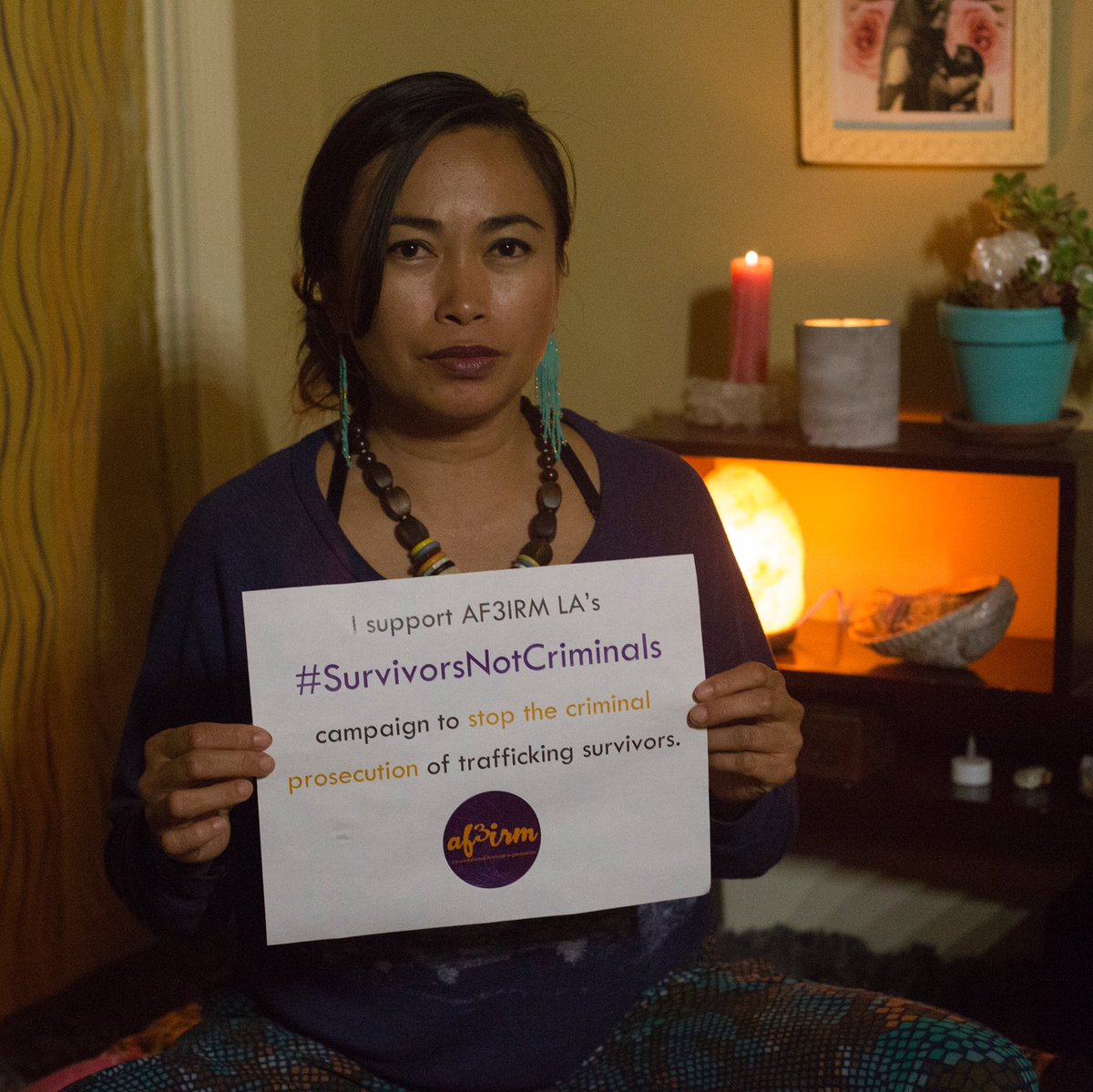 AF3IRMLA's tweet photo. Sex trafficking survivors are routinely criminalized, and women & children continue to pay the steepest price for anti-trafficking efforts. Support #AF3IRMLA’s #SurvivorsNotCriminals campaign to demand survivor-centered approaches and a stop to the criminalization of survivors! https://t.co/Tz6M3KXMsK