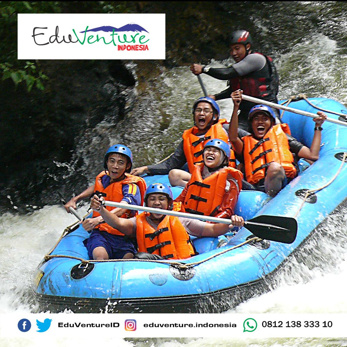 EduventureID's tweet photo. Ayo berpetualangan seru dengan Rafting bersama kami #petualangan #rafting #evi #eduventureindonesia #outbond #teambuilding https://t.co/Jv9tkcXhYQ