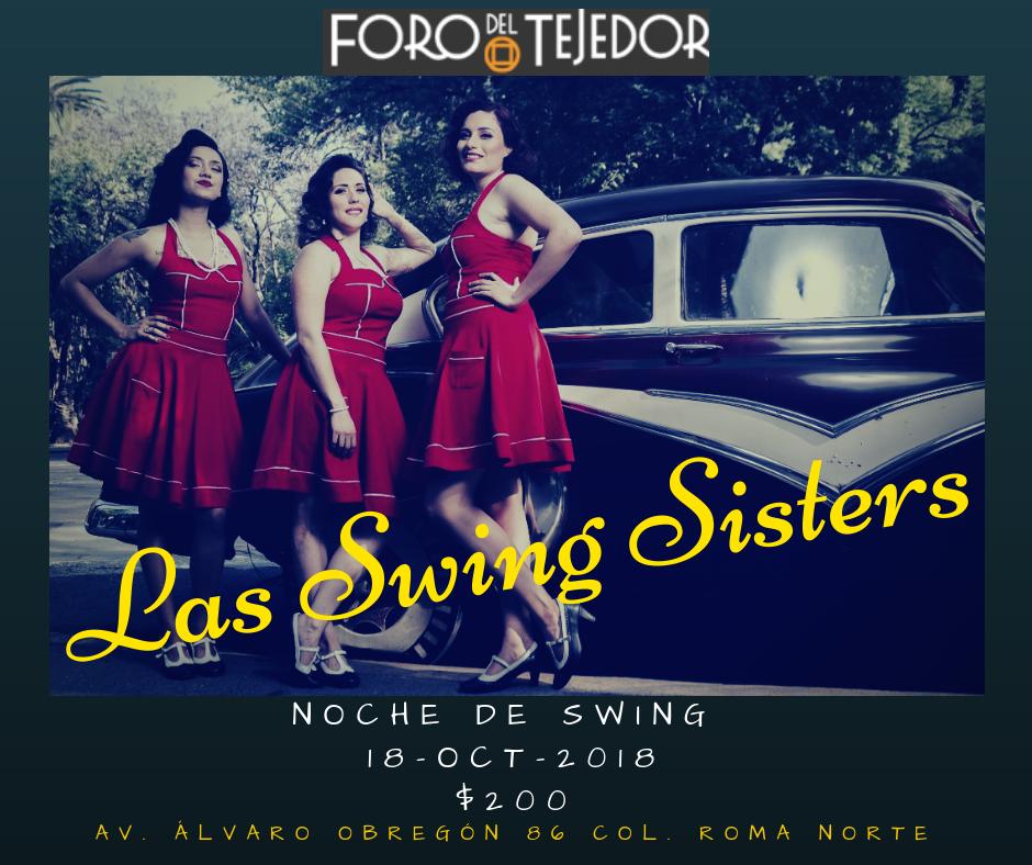 Estamos muy contentas de invitarlos una vez más al Foro del Tejedor en una increíble noche de swing!
Los esperamos este 18 de octubre a las 8:30pm! 
Aquí pueden adquirir sus boletos o en la taquilla de la Cafebrería del Péndulo.
forodeltejedor.com/evento/las-swi…