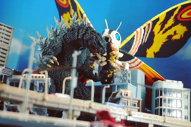 godzilla #ゴジラ #mothra #モスラ #ジオラマ #diorama #フィギュア
