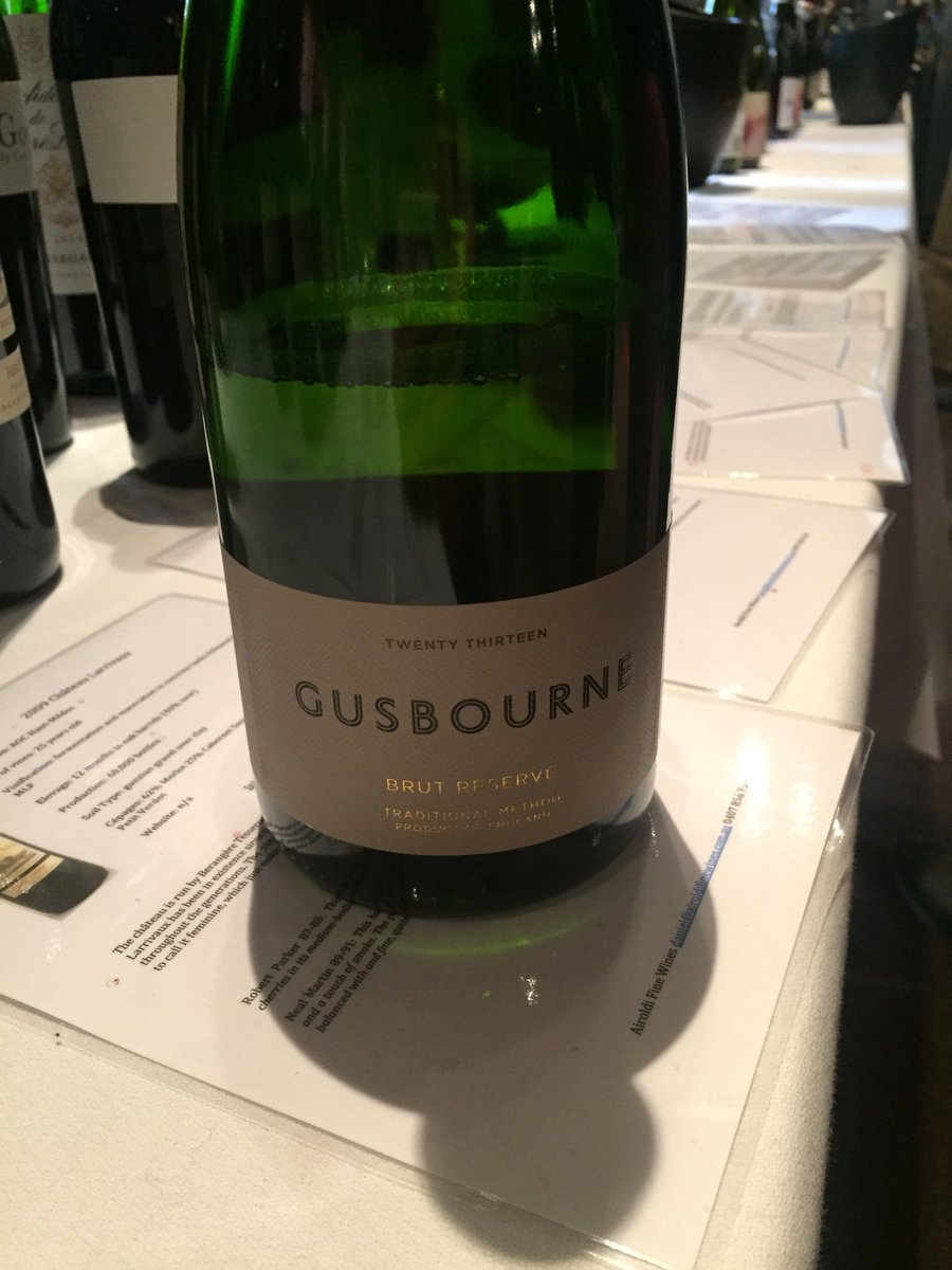 Who’d have thought it <a href="/CharlieH_wine/">Charlie Holland</a> I’m in Hobart at <a href="/JosephBurtonTas/">Joseph Burton</a> tasting and I’m on the <a href="/gusbourne/">Gusbourne</a>. Mental