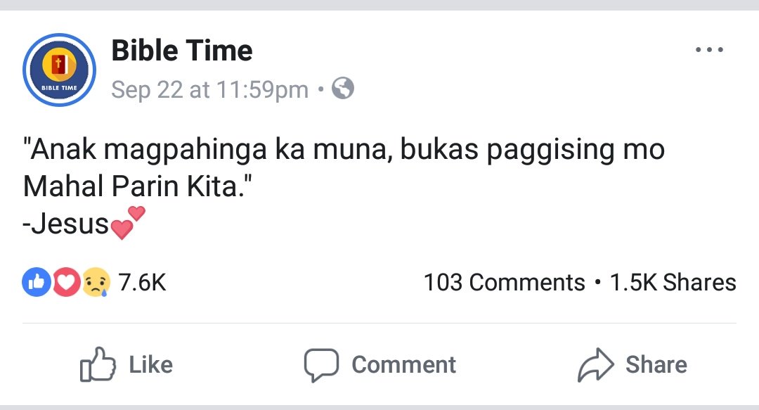 anavmdz's tweet photo. yung bigla nalang pumatak luha ko nung nabasa ko toh...😢 https://t.co/isQxLxK6Bj