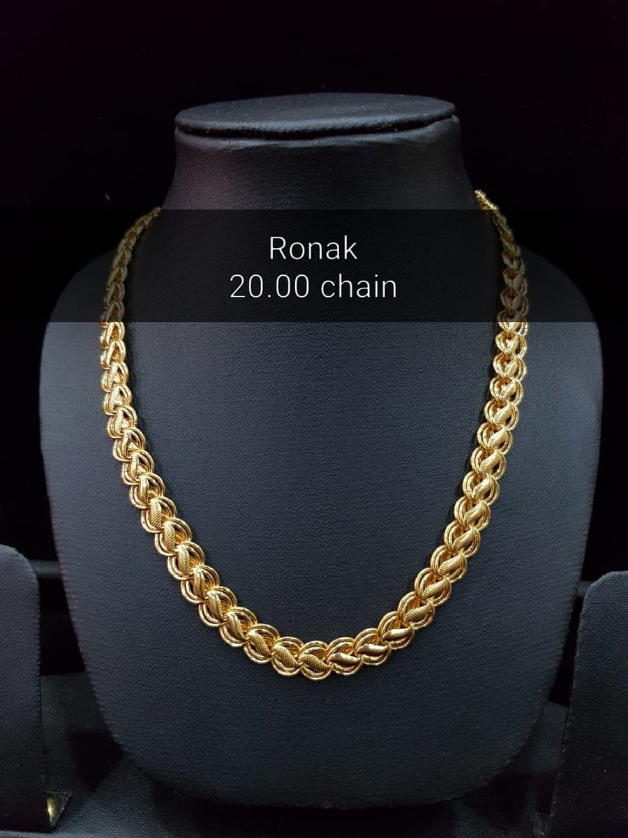 RonakJewellers's tweet photo. #गोल्ड #goldchain #goldjentschain #chain #fansyjentschain #ladieschain #goldladieschain #ladieschain #fansychain #ronakchain #ronakgold #ronakgoldchain #jodhpur #marwar #suncity #bluecity https://t.co/i4m86cfnLR