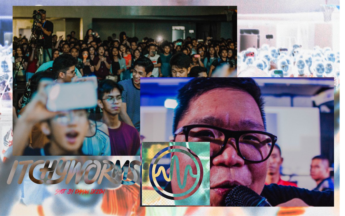 emmandizonnn's tweet photo. ITCHYWORMS

#RiseUpAndUnite
an advocacy concert for social awareness 
held at Angeles University Foundation SCC https://t.co/OhfAQhr5kz