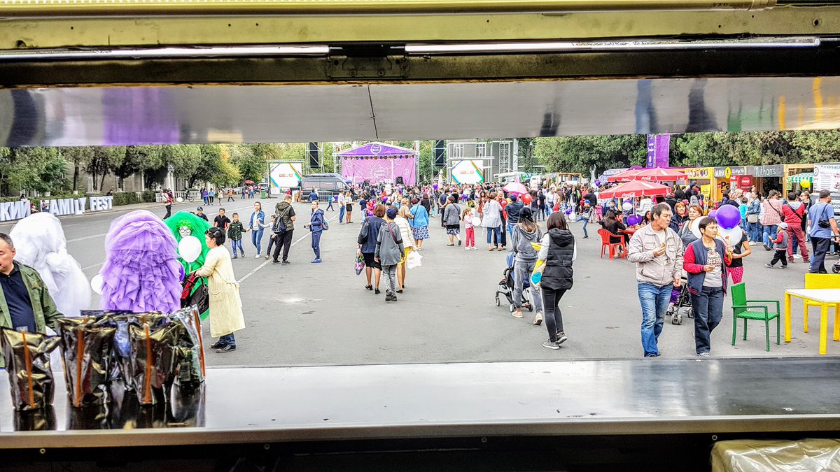 Вид из танка.
#torroburgerbus #familyfest2018