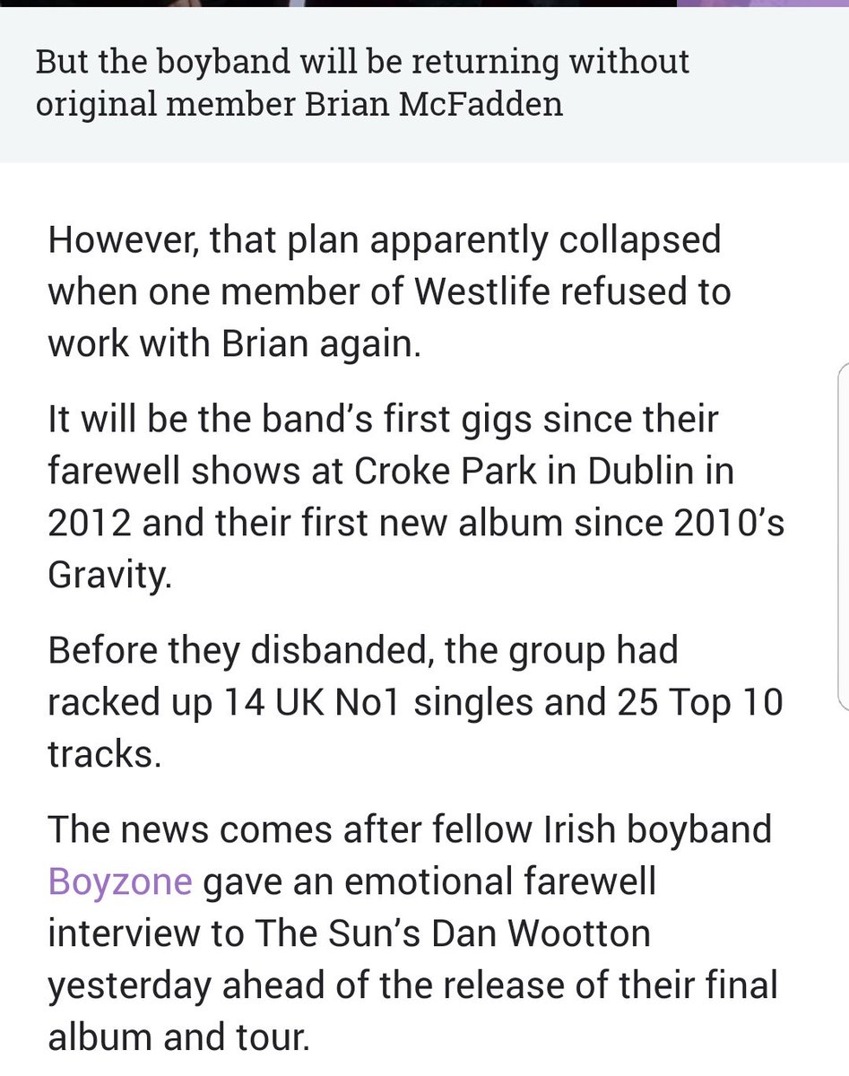 The rumours have started again. Not gonna lie I have a feeling this time. There have been too many signs and hints from the lads. (Kian going to the westlife wall in Sligo and Nicky's tweet to me and loads more) I'm scared to book anything next year 😂. I might be wrong but......