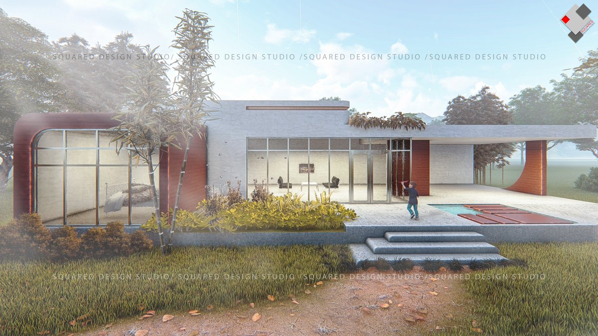 squared_design's tweet image. #OpenHouse #Lumion #Retreat #Landscape #CloseToNature #Contemporary #House #Visualisation #Concept #squareddesignstudio #sds #yd_ot