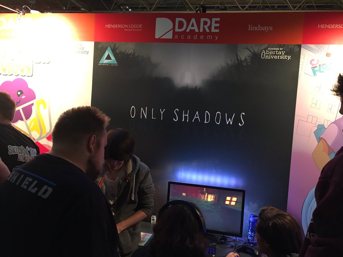 AetherfallGames's tweet photo. The final day of #EGX2018 is here! Only Shadows' stand is getting busy! 🎉🎉 https://t.co/pOt94MGIZV