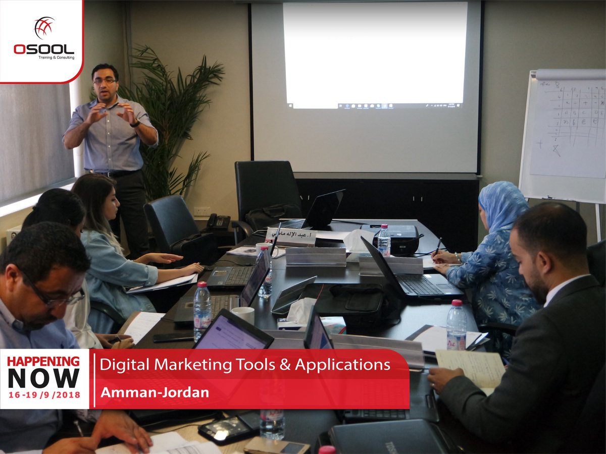 osooltc's tweet photo. Happening Now

Digital Marketing Tools &amp; Applications

Amman-Jordan

16-19/9/2018
#osool #training #presenation #Jordan #Amman https://t.co/3n0cKz8daQ