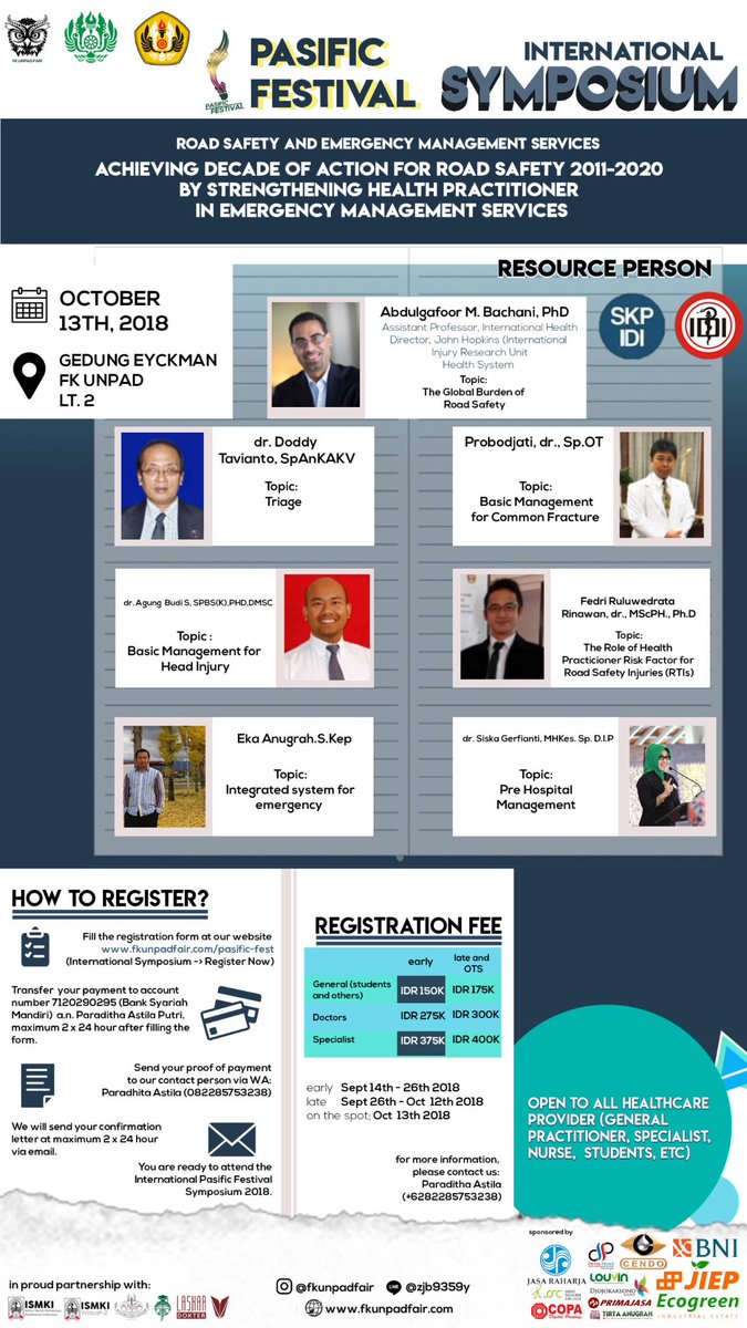 FK UNPAD FAIR 2018
Dare to Care and be Aware!