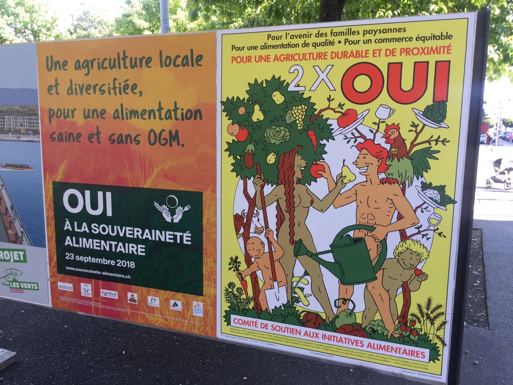 NikolaiAtefie's tweet photo. Today #Switzerland votes on 'fair food production' and 'food sovereignty' (more local agriculture, import ban on low standard products), fingers crossed! #FairFoodJa #FairFood #Ernährungssouveränität https://t.co/xxh3F9BV6Q https://t.co/NpPH5sC1ZD