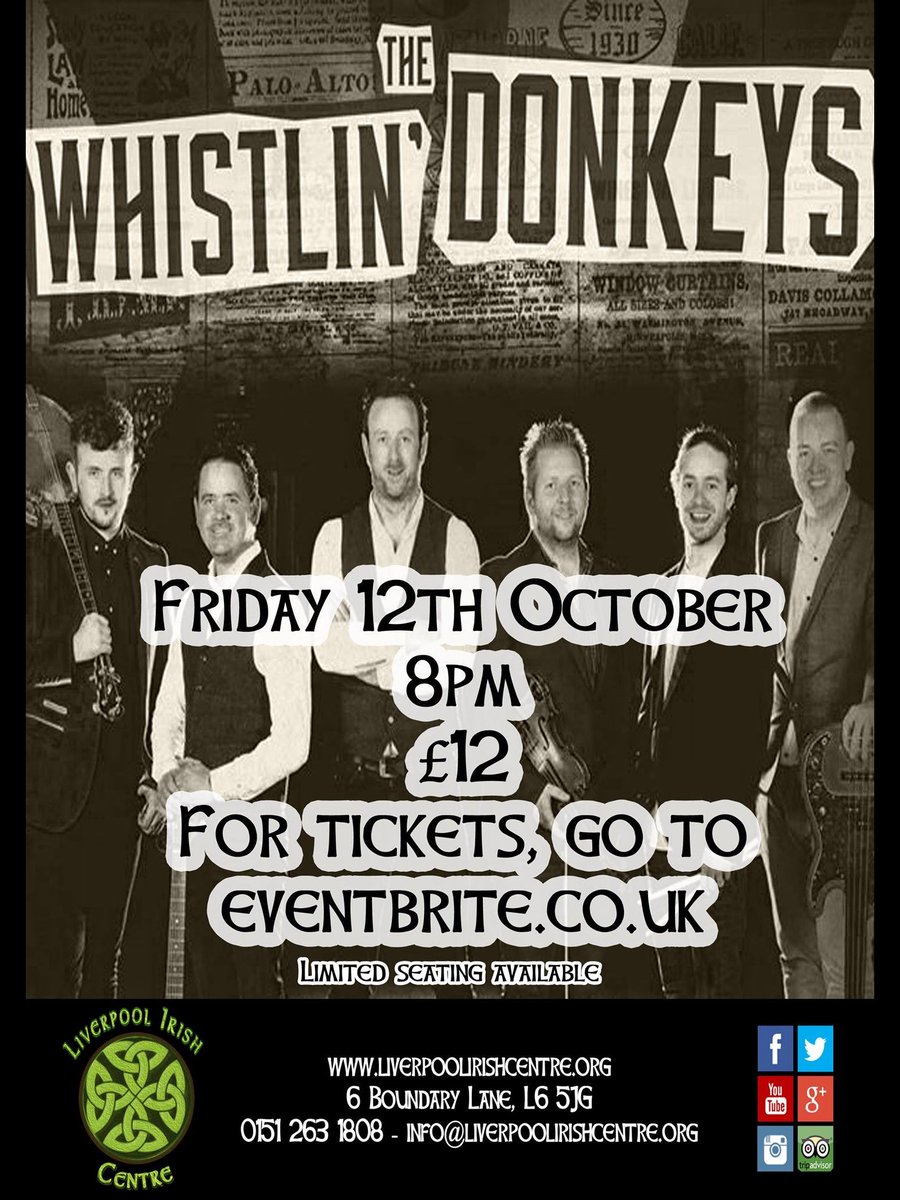 LiverpoolIC's tweet image. Tickets aregalloping out for @thewhistlin_ don’t be left in the stalls,this was a lock out last year!