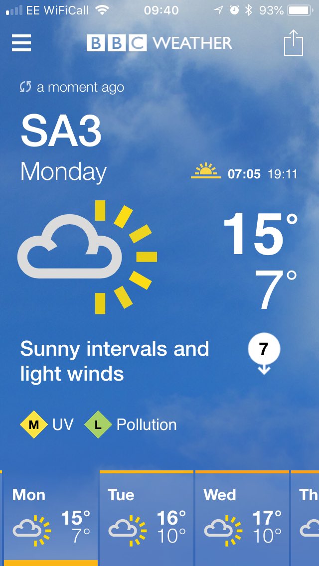 Looks like the weather is clearing up for Y6 residential, but pack your waterproofs just in case! See you all bright and early tomorrow 👍