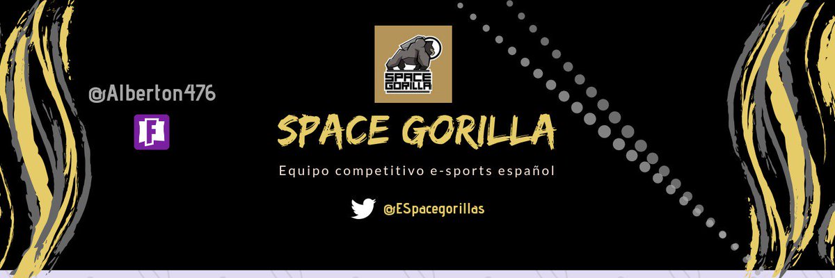 ESpacegorillas's tweet photo. Buenas! Hoy tengo el honor de presentar a nuestra squad completa de #Fortnite! https://t.co/ZzjRRl1nPg