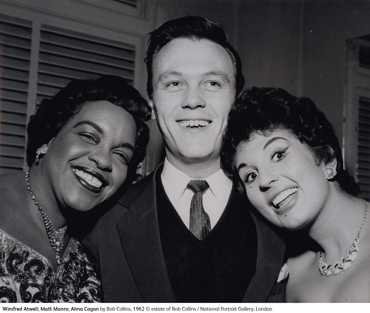 Portrait Gallery Shown Alongside Singer Alma Cogan The Gal With The Giggle In Her Voice This Photograph Records The Friendship Of The Trinidadian Born Pianist Winifred Atwell And Singer Matt Monro Our Free Display Picturing Friendship Is On