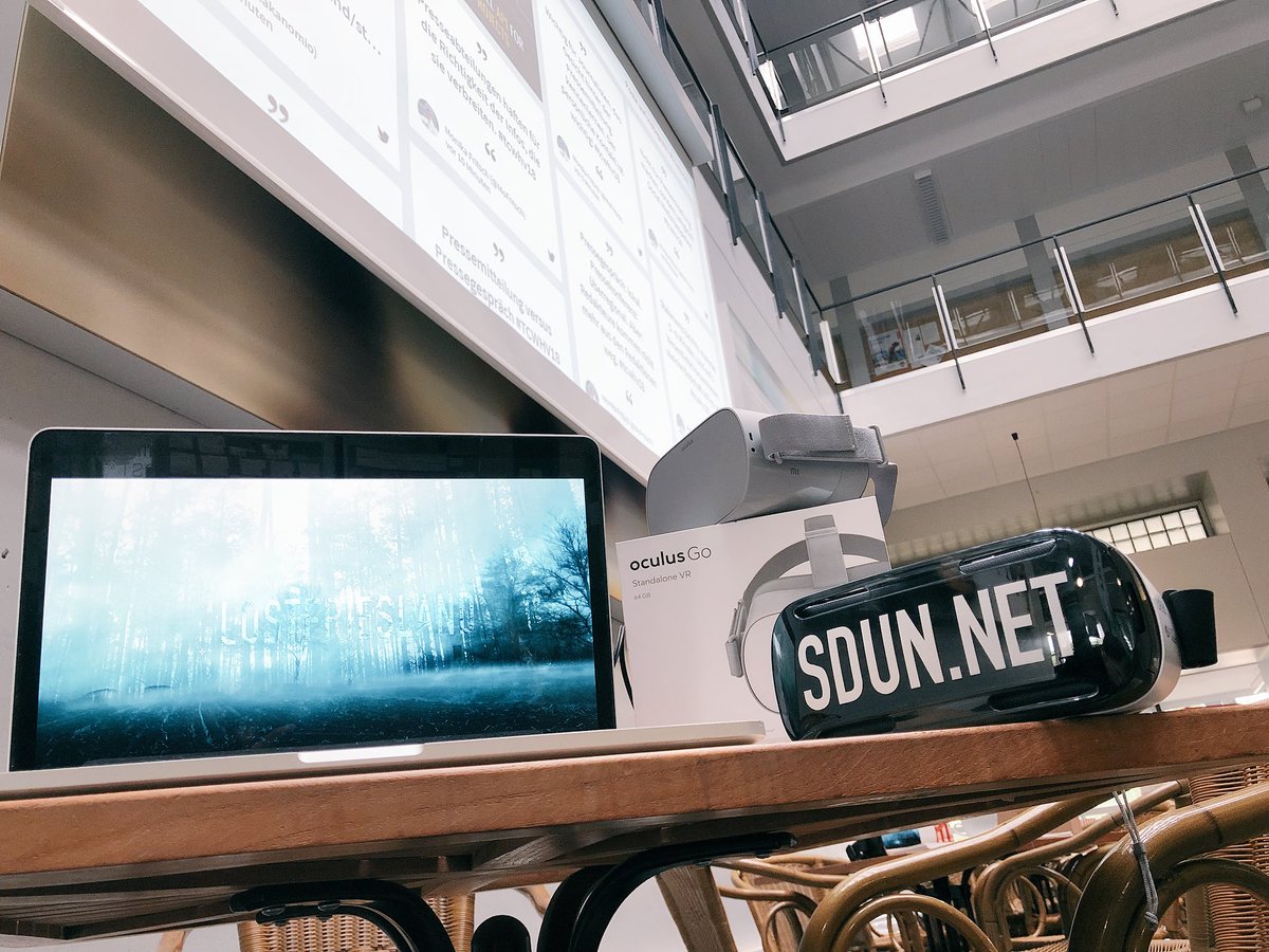 SdunNet's tweet photo. Hallo #tcwhv18 - Wer sich die @Lostfriesland 360 App mal auf der Oculus Go anschauen möchte, ist herzlich eingeladen. Ab jetzt in der Lounge unter der Twitter Wall. https://t.co/IlBFL4tfgf