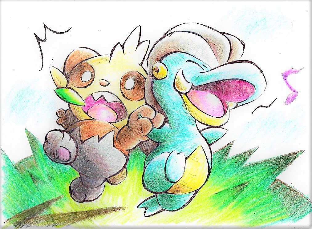 ポケモン パンダ ロケット ふっとびモノトーン 選出理由 パンダ ヤンチャム 元ネタよ 氷牙のイラスト