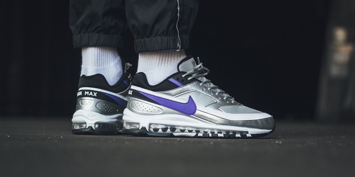 on "JUST 🔥 IN 💫 Nike Air Max 97/Bw - Metallic Silver/Persian Violet-Black c h e c k 🔥 https://t.co/nRTnzlb1VX #nike # airmax97 #bw #silver #OG #sneakers https://t.co/Xk4sTAzHY8" /