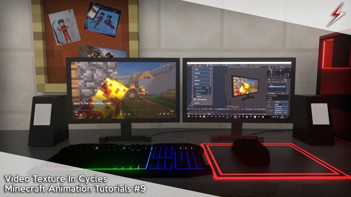muhammadfikrifx's tweet image. Video Texture In Cycles - Minecraft Animation Tutorials #9
youtube.com/watch?v=cKeFjY…
#BlenderCycles #AnimationTutorials #DarkCyberAnimators