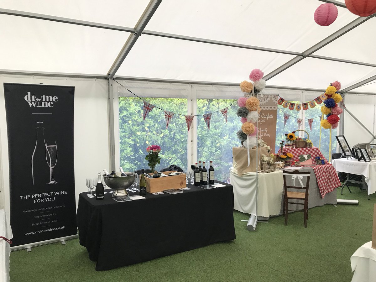 We’re at Heavenly wedding fair <a href="/priorynursery/">Priory Farm Nursery</a> Come and say hello and taste some lovely wines