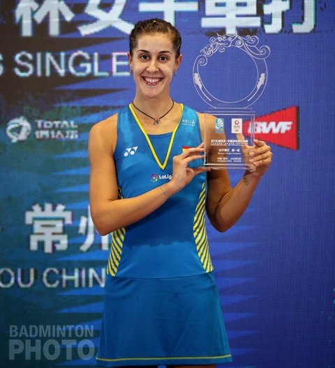 Campeona del #ChinaOpen por primera vez! 😍🏆 No es fácil, pero hay un secreto: #PuedoPorquePiensoQuePuedo 😜

#ChinaOpen champion for the first time! 😍🏆 It's not easy, but there's a secret: #ICanBecauseIBelieveICan 😜