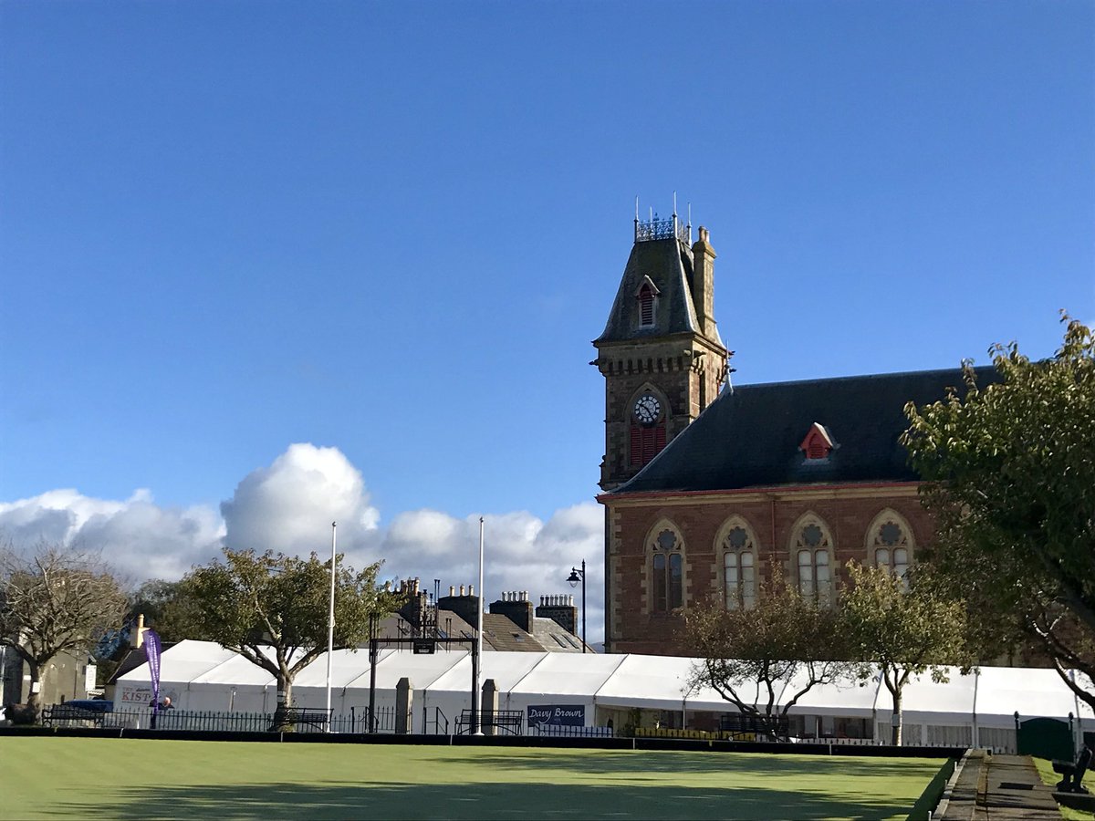 Gorgeous day @WigtownBookFest get down here for an action packed day! #authorsgalore