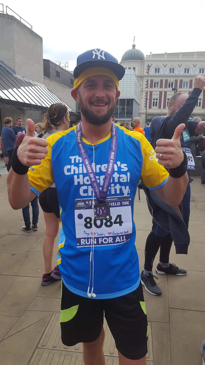 #Sheffield10K , completed it mate! 50:54! My fastest yet! Great experience, plenty more to come! #TeamTheo @SheffChildrens